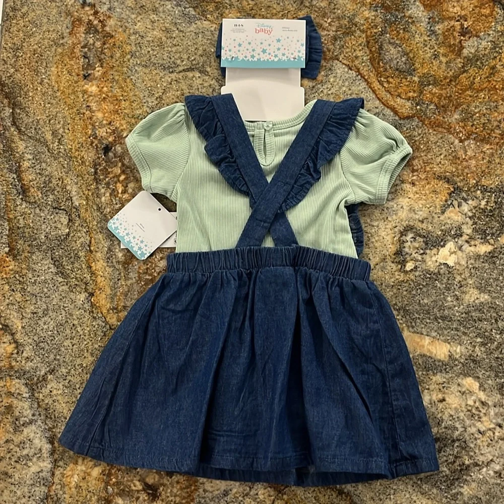 Disney Baby Pinafore Dresses 3pc set lion king